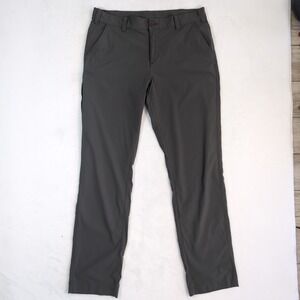 Eddie Bauer First Ascent Guide Pants Mens 36x34 Gray Nylon Stretch Hiking